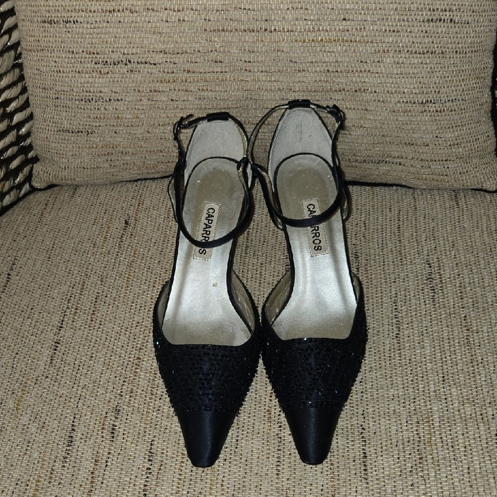 Caparros Black Heels Sleek Minimalist Design